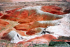 USA - Painted Desert / Red Desert (Arizona): red and white - colored badland hills (photo by S.Lovegrove)