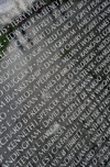 Washington, D.C., USA: Vietnam Veterans Memorial Wall - random names of fallen U.S. soldiers -  Constitution Gardens - National Mall - architect Maya Lin - photo by M.Torres