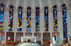 Biloxi, Mississippi, USA: St. Michael Catholic Church - stained glass - photo by G.Frysinger