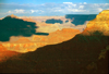 USA - Grand Canyon (Arizona): shadows from clouds covering Grand Canyon in late afternoon light - photo by J.Fekete