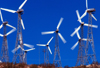 USA - California: wind power generators in the desert - wind farm - alternative energy - photo by J.Fekete