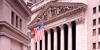 Manhattan (New York): neo-classical facade of the Stock Exchange - photo by A.Bartel