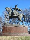 Uzbekistan - Tashkent / Toshkent / TAS: equestrian statue of Tamerlane / Timur  (photo by Dalkhat Ediev)