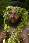 37 Vanuatu Man covered with vines, Pentecost Island (photo by B.Cain)