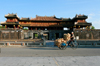 Hue - vietnam: Imperial Citadel - Ngo Mon, the 'noon' gate - coconuts - photo by Tran Thai