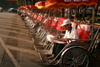Hanoi - vietnam - rickshaws wait for the tourists - photo by Tran Thai