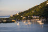 Tortola: Road Town - harbor with sailing boats moored - MacNamara (photo by David Smith)