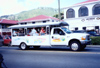US Virgin Islands - Saint Thomas: Charlotte Amalie - al fresco bus (photo by Miguel Torres)