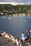 St. Thomas: Charlotte Amelie from a cruise ship - tourists enjoy the view (photo by David Smith)