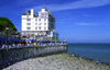Llandudno, Caernarfonshire, North Wales - Grand Hotel, Beach and Pier - photo by D.Jackson