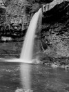 Wales / Cymru - Wales - Brecon Beacons National Park (Powys - Mid Wales): Sgwd Gwladus waterfall - Nedd Fechan river - photo by T.Marshall