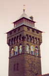 Wales / Cymru - Cardiff / Caerdydd / CWL: the castle's clock tower (designed by William Burges)  - photo by M.Torres