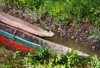 West Papua / Irian Jaya - Agats: dugout canoes - photo by G.Frysinger