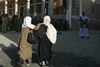 Yemen - Hajja governorate - two girls entering the school - photo by E.Andersen