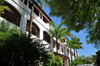 Stone Town, Zanzibar, Tanzania: Zanzibar Serena Inn from Kelele square - luxury hotel, formerly the Cable and Wireless building - Shangani - photo by M.Torres