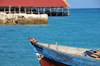 Stone Town, Zanzibar, Tanzania: boat prow in front of Forodhani Park - seen from Mizingani Road - photo by M.Torres