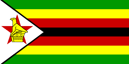 Zimbabwe/ Zimbabu / Zimbabve (ex Rhodesia / Rodsia) - flag