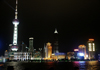 China - Shanghai / SHA: Pudong skyline - nocturnal - Oriental Pearl Tower - photo by G.Friedman