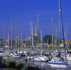 France - Cherbourg / CER (Manche / Cotentin, Normandy): boats in the harbour - photographer: A.Bartel