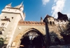 Hungary / Ungarn / Magyarorszg - Budapest: Vajdahunyad castle - the gate (photo by Miguel Torres)