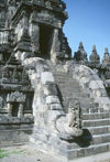 Indonesia - Java - Borobudur, Magelang: stairway to perfection - temple entrance - Unesco World Heritage site - photo by M.Sturges