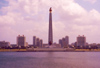 North Korea / DPRK - Pyongyang: Tower of the Juche Idea on the Taedong river (photo by M.Torres)