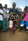Grand Bassa County, Liberia, West Africa: Buchanan - dancer - photo by M.Sturges