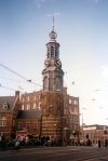 Netherlands / Holland - Amsterdam: the Munttoren, the Mint Tower - clock tower (photo by M.Torres)