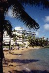 Puerto Rico - San Juan: playa cerca del Hotel Normandie (photo by M.Torres)