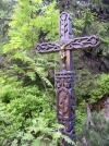 Slovakia - High Tatras: symbolic cemetery - cross - photo by J.Kaman